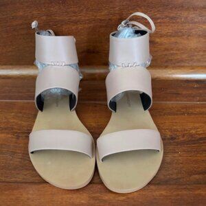 Rebecca Minkoff Emma Flat Strappy Sandal with Tie